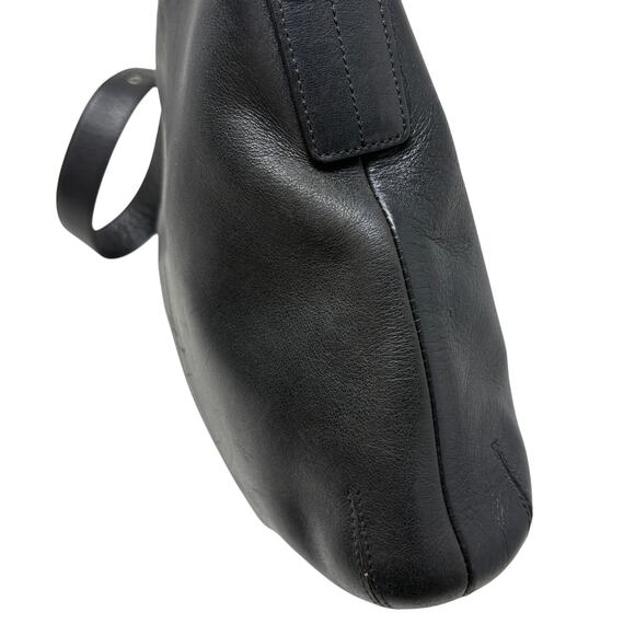 Vintage Coach Legacy Slim Duffel Smooth Leather Bag Purse 9326 Black DIY Zipper - Picture 5 of 11